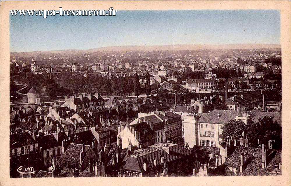 BESANÇON-les-BAINS (Doubs) - Vue sur les Chaprais, prise du Clocher Saint-Pierre